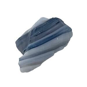 Federal Blue‎ and Milk Glass Multicolor Slag Swirl Glass Cullet #SM2381